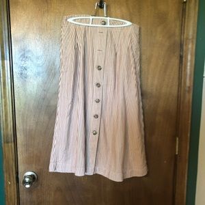 Madewell midi skirt